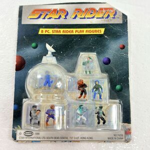Vintage Micro Soma Star Riders 8 Miniature 1” Space Soldiers Mini Figures New